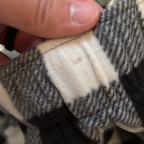 Men’s Black & White Buffalo Plaid Checkered Pajama Pants XXL - Picture 4 of 4